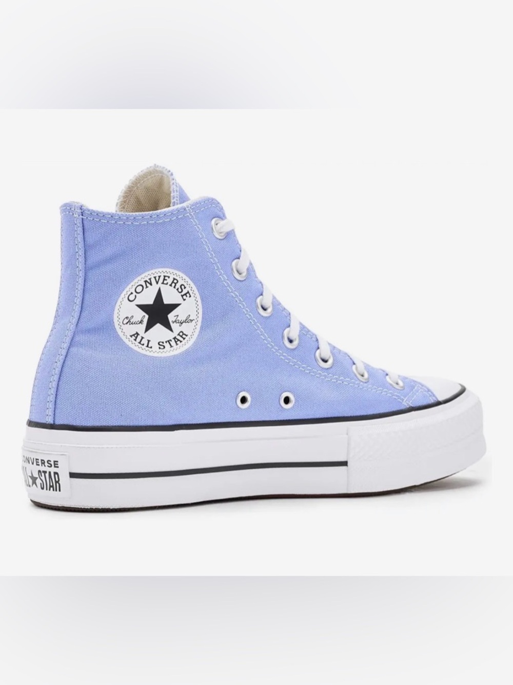 Converse periwinkle Light Blue High-Top platform Chuck allstar Sneakers 7